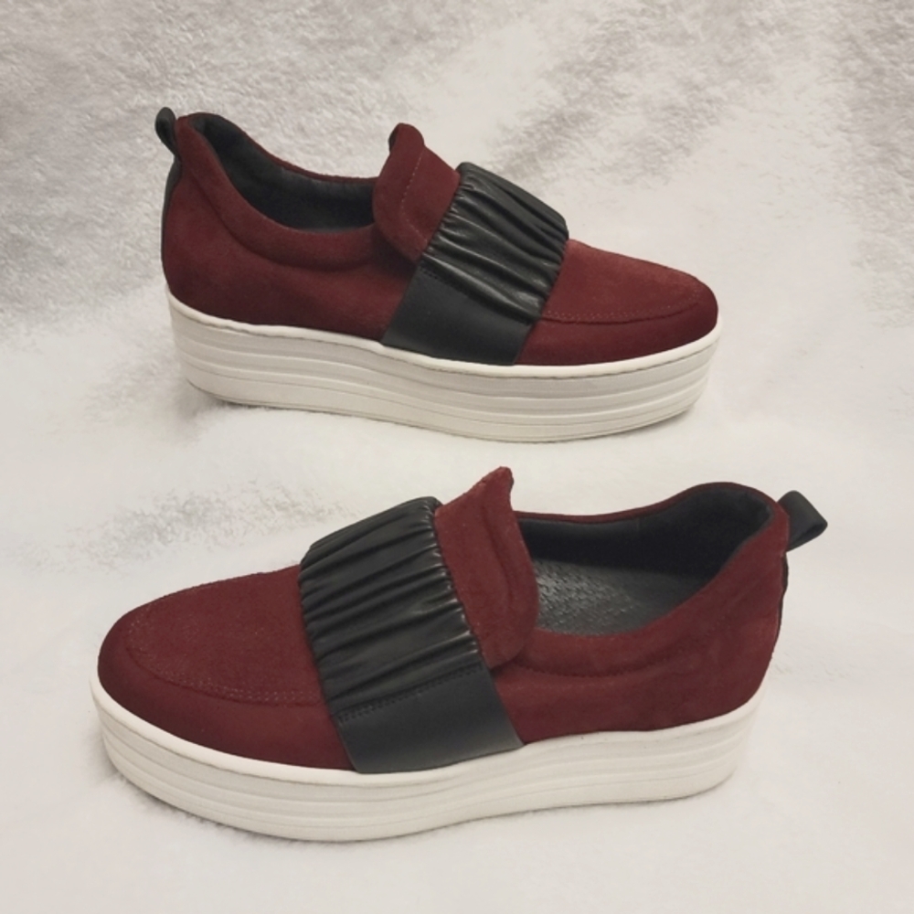 Daniella Lehavi Women's Boston Suede Platform Slip-On Sneakers